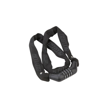One kettingcijferslot 4.90 4mm 90cm black grey