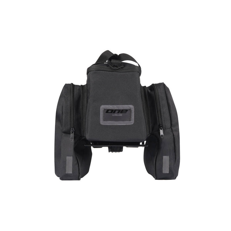 Load image into Gallery viewer, One bagagedragertas avs afneembaar zwart
