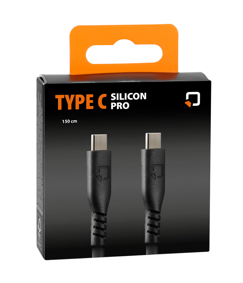 Load image into Gallery viewer, Optiline siliconen kabel usb type c > usb type c - 150 cm
