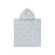 Crabby | wit groene hydrofiele strandponcho 52 x 52 cm