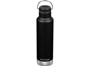 Klean kanteen thermosfles - classic - zwart - met ringdop - 592 ml (20 oz )