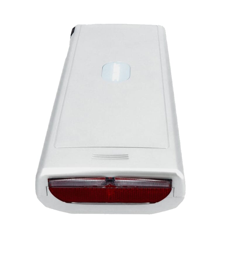 Load image into Gallery viewer, Yanec e-motion e-300 e-400 e-500 fietsaccu 13ah zilver
