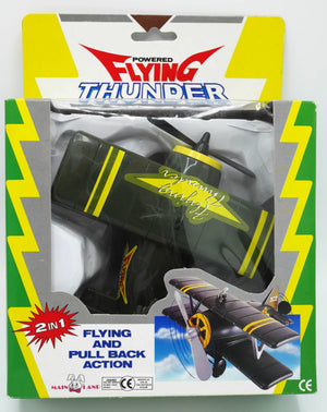 Van der doelen flying thunder vliegtuig met pul back of hang hem aan het plafond