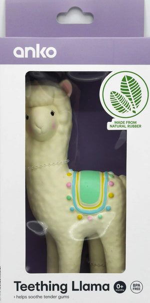 Anko – baby bijtring lama van natuurlijk rubber