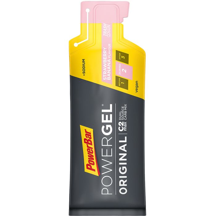 Load image into Gallery viewer, Powerbar powergel original (24 x 41gr) - strawberry-banana
