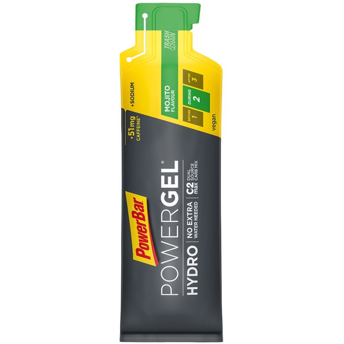 Load image into Gallery viewer, Powerbar powergel hydro (24 x 67ml) - mojito (caffeine)
