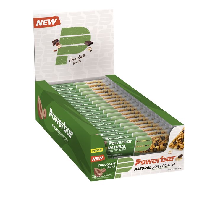 Load image into Gallery viewer, Powerbar natural protein (18 x 40gr) - chocolate nuts
