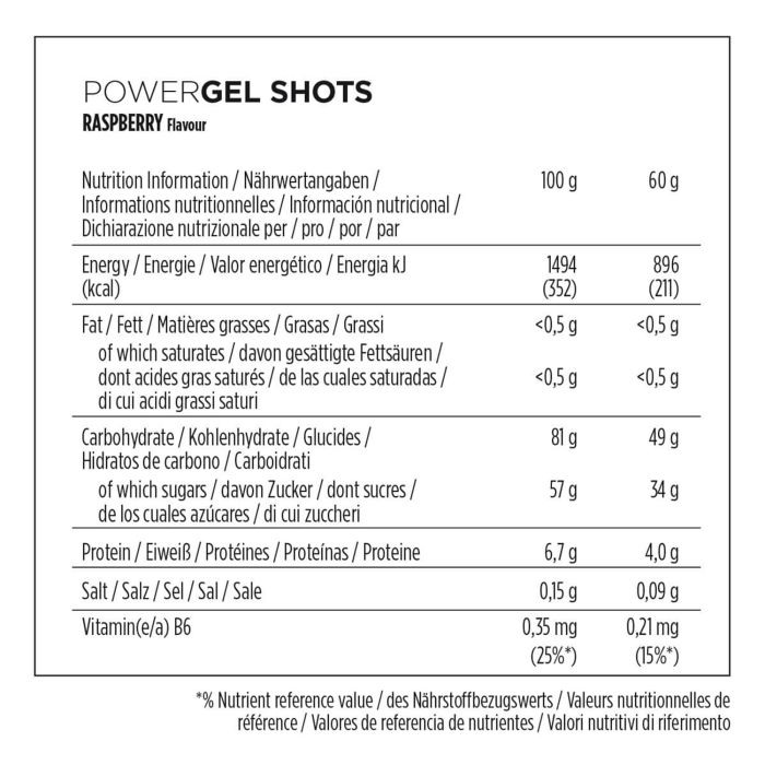 Load image into Gallery viewer, Powerbar powergel shots (24 x 60gr) - raspberry
