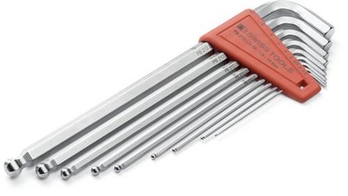 Pb swiss tools pb inbussleutelset lang+kogelkop