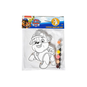 Wins holland canvas schilderen paw patrol - chase - incl penseel en 6 kleuren verf