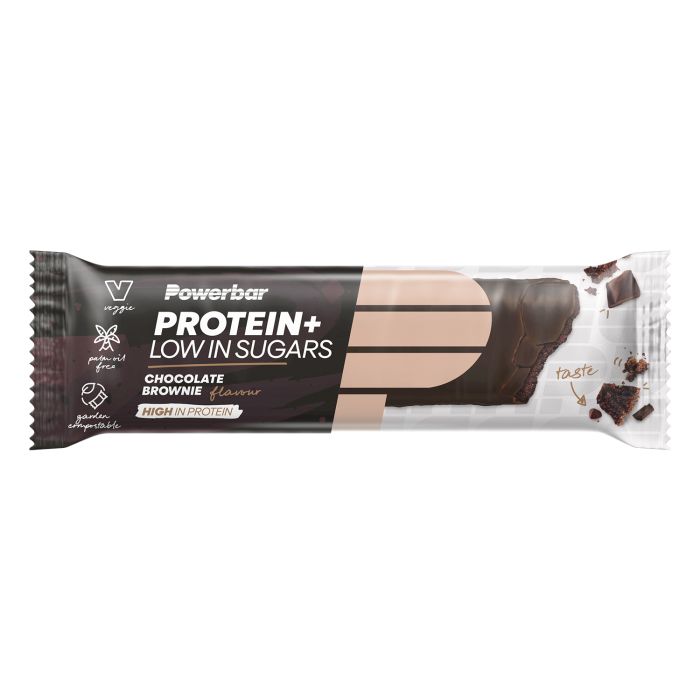 Load image into Gallery viewer, Powerbar protein+ low in sugar (30 x 35gr) - chocolate brownie
