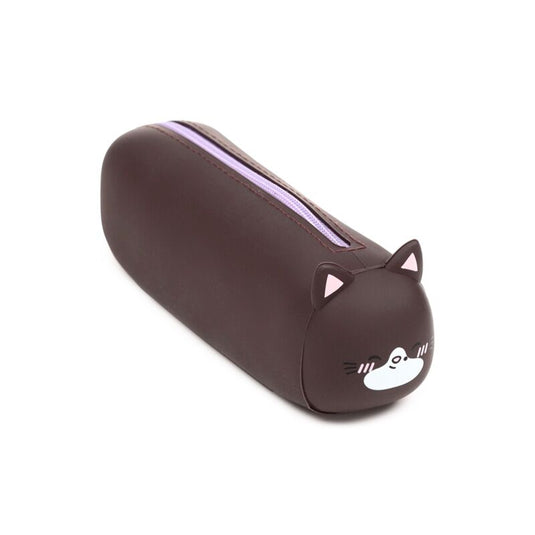 Adoramals smudge de kitten siliconen potloodetui