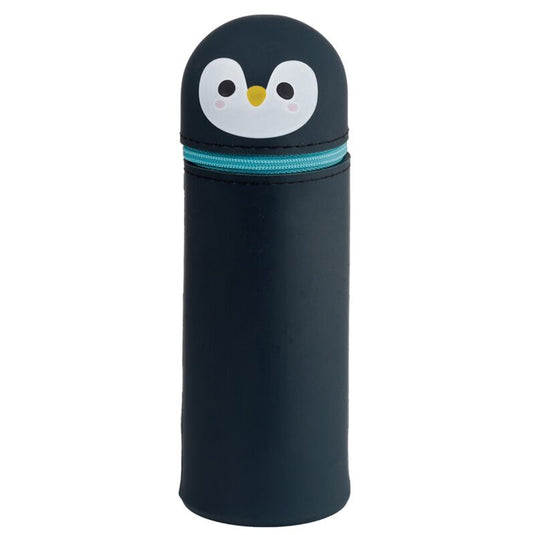 Adoramals pinguïn siliconen staand potloodetui