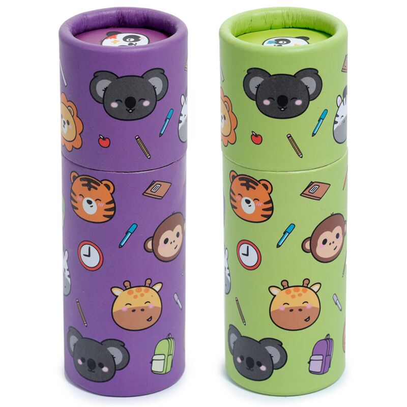 Load image into Gallery viewer, Adoramals zoo - tekenkoker 12 kleurpotloden

