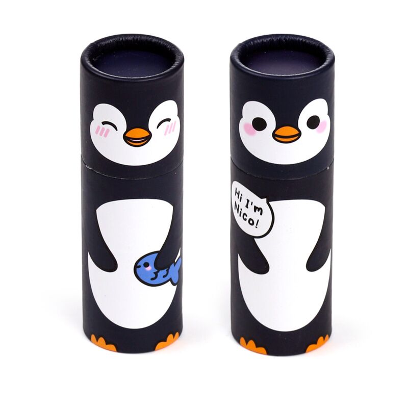 Load image into Gallery viewer, Adoramals pinguin tekenkoker 12 kleurpotloden
