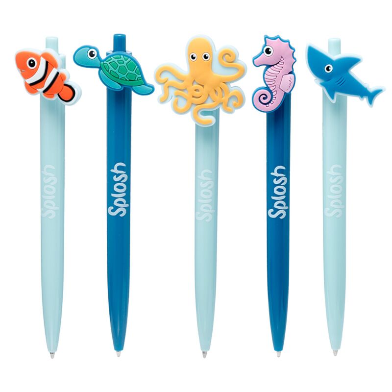 Load image into Gallery viewer, Splosh surprise zeeleven pvc pen - zwart
