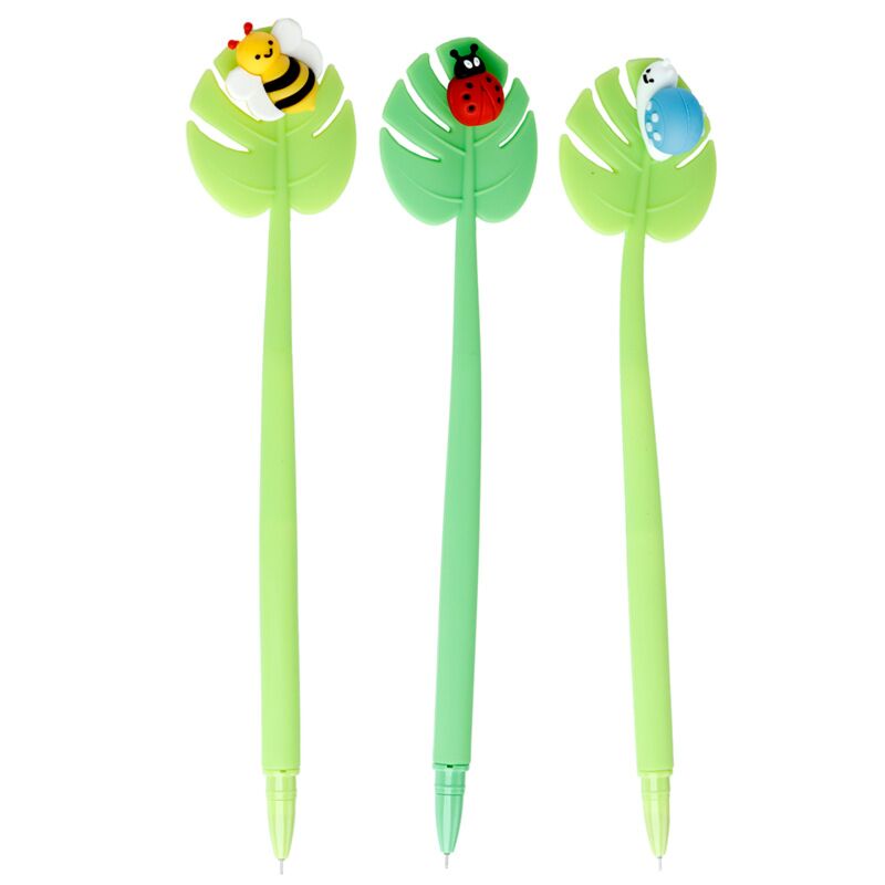 Load image into Gallery viewer, Botanische tuin hommel lieveheersbeestje slak fijnschrijver pen - zwart
