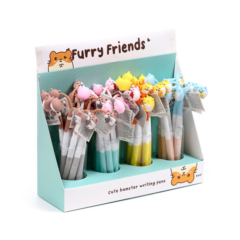 Load image into Gallery viewer, Furry friends schattig dier fijnschrijver pen - zwart

