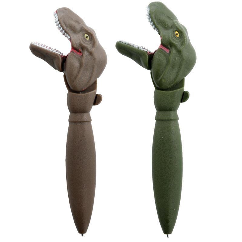Load image into Gallery viewer, Dinosauria dinosaurus plastic pen - blauw
