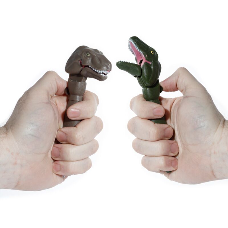 Load image into Gallery viewer, Dinosauria dinosaurus plastic pen - blauw
