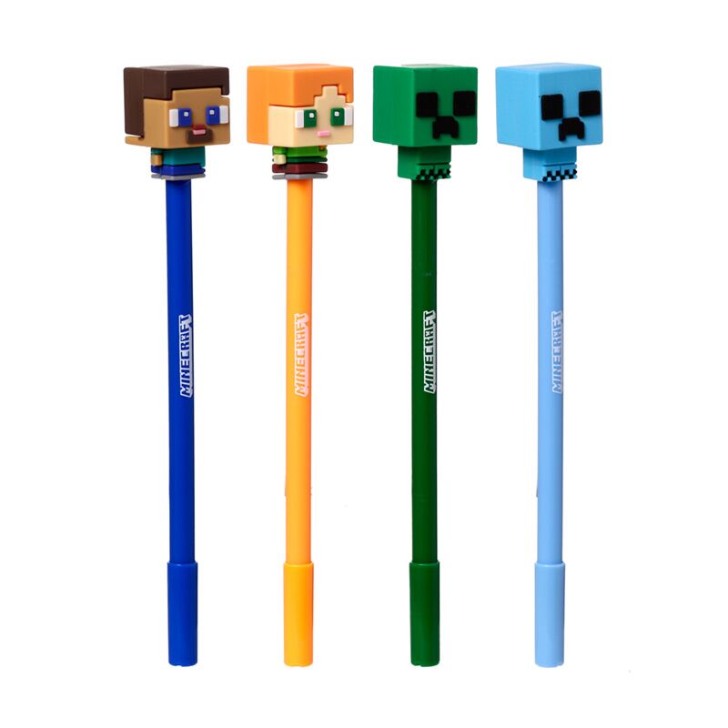 Load image into Gallery viewer, Inkredible uitwisbare pen minecraft chibi top

