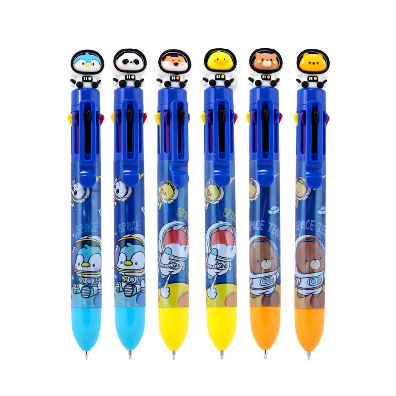 Load image into Gallery viewer, Space team meerkleurige pen (8 kleuren)
