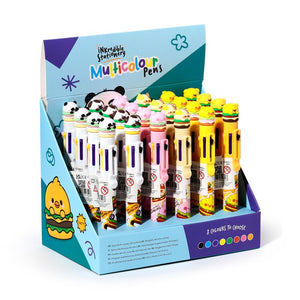 Schattige hamburger meerkleurige pen (8 kleuren)