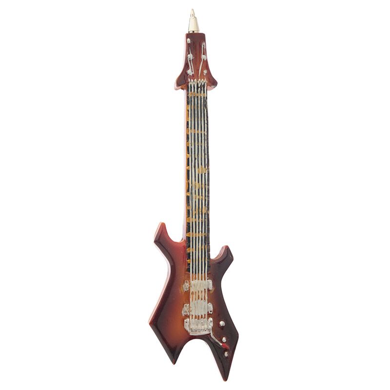 Load image into Gallery viewer, Rock gitaar kunsthars pen - zwart
