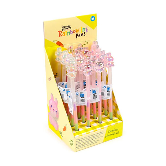 Springtime lente konijn regenboog inkt pen