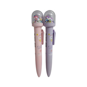 Unicorn magic pen sneeuwbol top
