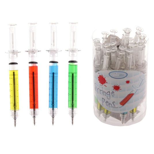 Injectiespuit plastic pen - blauw