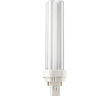 Philips master pl-c lamp 18w 827 2p g24d-3 extra warm wit