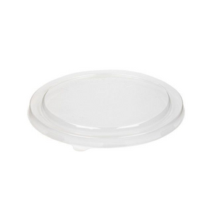 Natureko pla deksel voor kraft pla saladebowl 480 750ml 15ø (300 stuks)