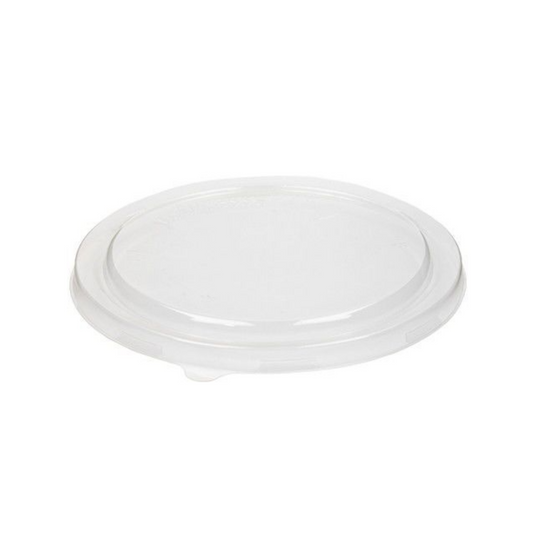 Natureko pla deksel voor kraft pla saladebowl 480 750ml 15ø (300 stuks)