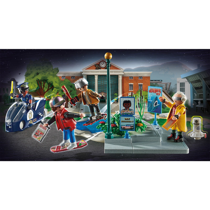 Load image into Gallery viewer, PLAYMOBIL Back to the Future deel II Hoverboard achtervolg
