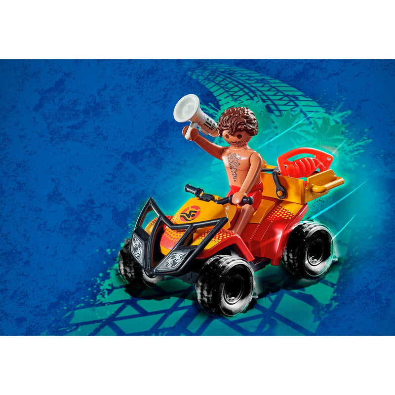 Load image into Gallery viewer, Playmobil City Action Badmeester Quad 71040
