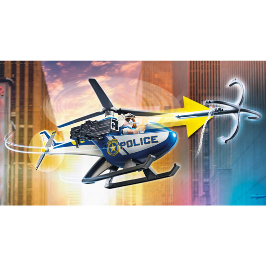 PLAYMOBIL PLAYMOBIL City Action Politiehelikopter: achtervolging van
