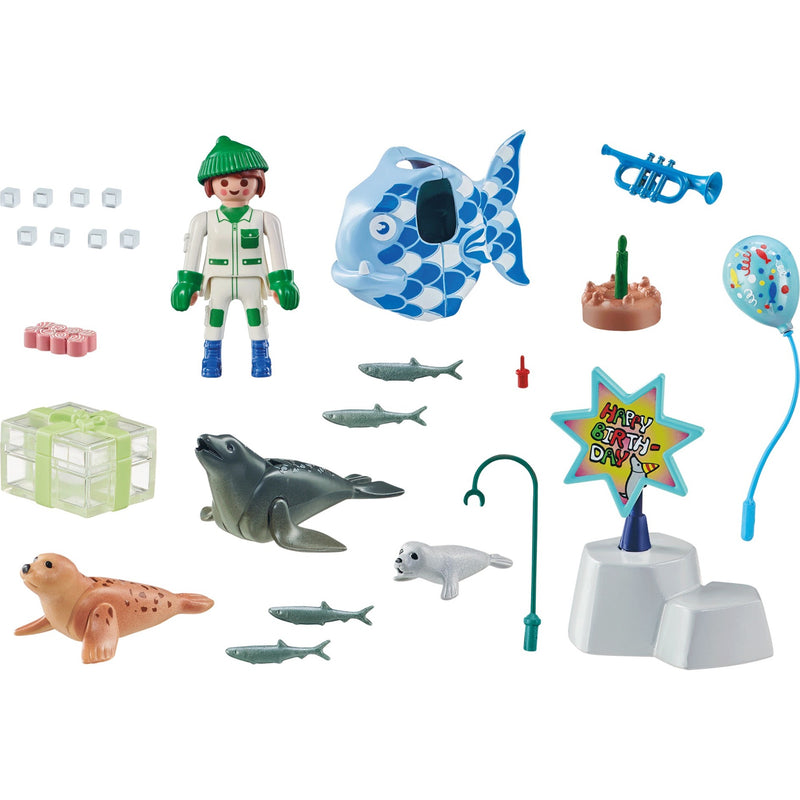 Load image into Gallery viewer, PLAYMOBIL My Life Dieren Voeren 71448
