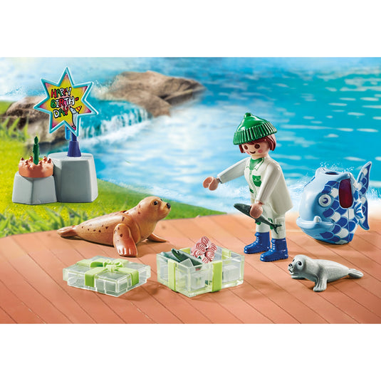 PLAYMOBIL My Life Dieren Voeren 71448