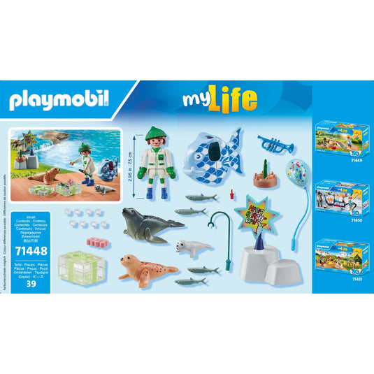 PLAYMOBIL My Life Dieren Voeren 71448