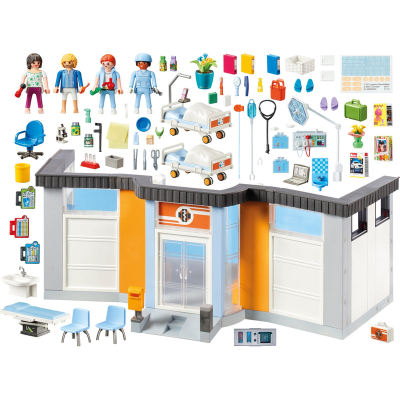Load image into Gallery viewer, PLAYMOBIL PLAYMOBIL City Life Ziekenhuis met inrichting
