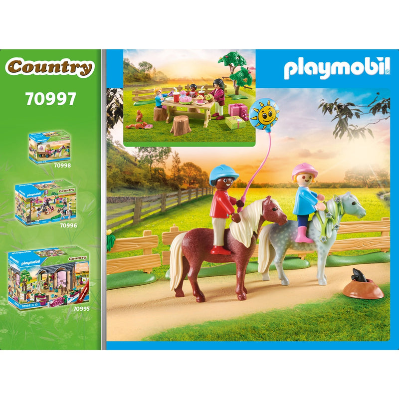 Load image into Gallery viewer, PLAYMOBIL Country Kinderverjaardagsfeestje op de Ponyboerderij 70997
