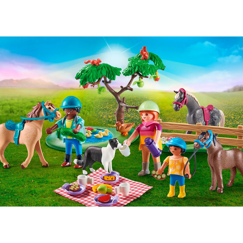 Load image into Gallery viewer, PLAYMOBIL Country 71239 Picknick excursie met paarden
