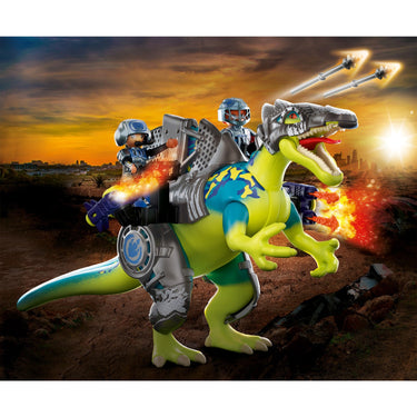 PLAYMOBIL Rise Spinosaurus: dubbele verdedigingskrach