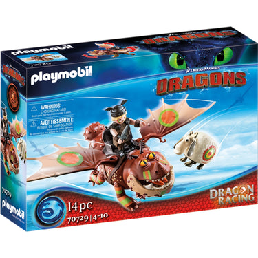PLAYMOBIL Dragons Dragon Racing: Vissenpoot en Speknekje