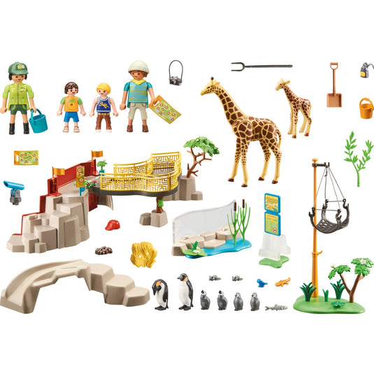 PLAYMOBIL Family Fun Avontuurlijke dierentuin