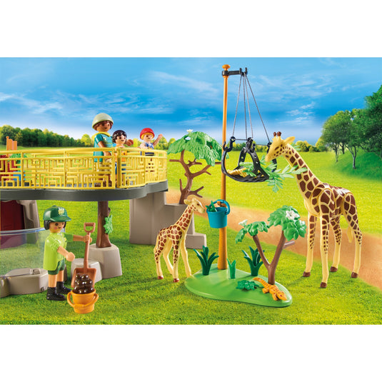 PLAYMOBIL Family Fun Avontuurlijke dierentuin