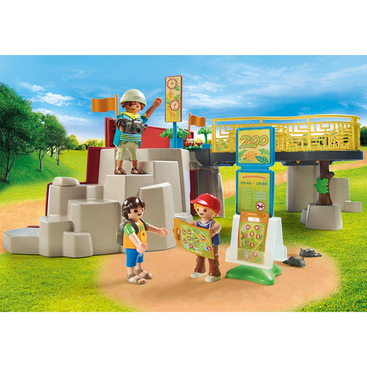 PLAYMOBIL Family Fun Avontuurlijke dierentuin