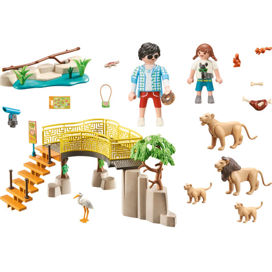 PLAYMOBIL Family Fun Leeuwen in het Buitenverblijf 71192