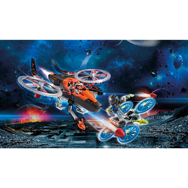 Load image into Gallery viewer, PLAYMOBIL Galaxy Police Galaxy piratenhelikopter
